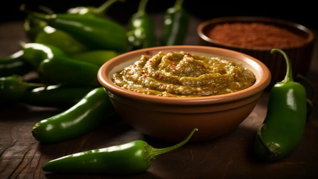 Green Chilly Chutney Recipe