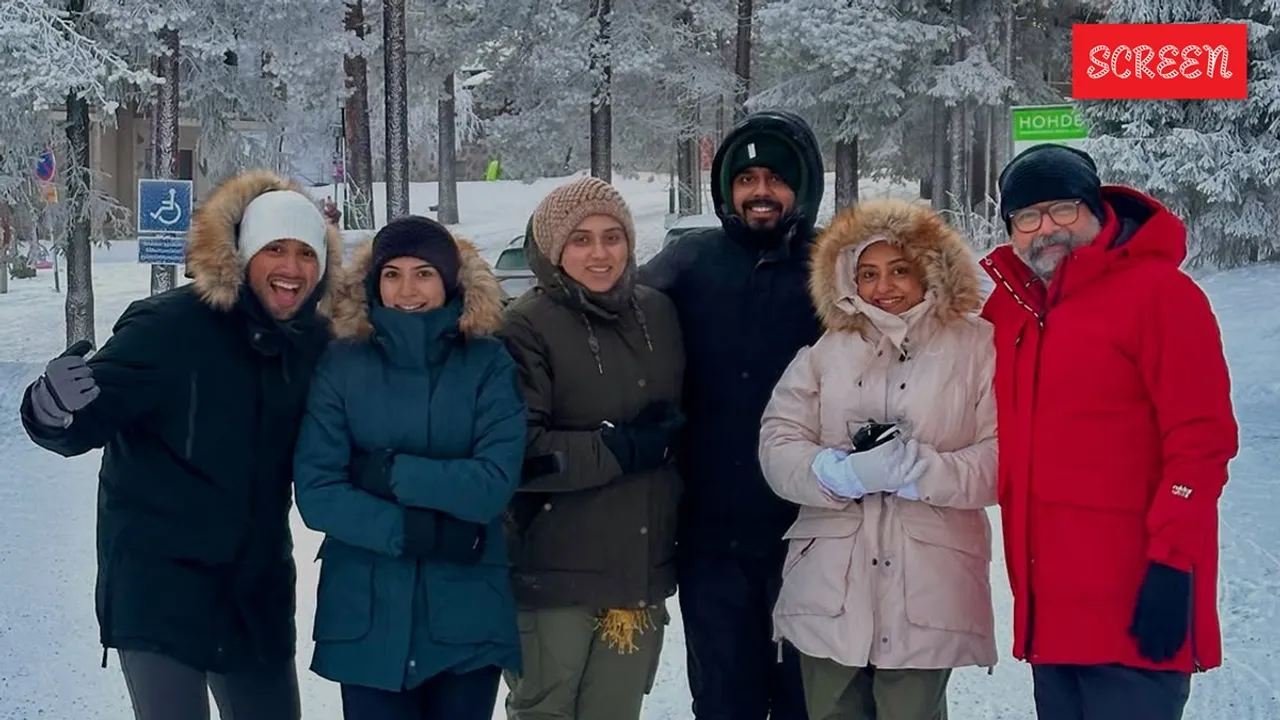 Jayaram Parvathy Kalidas Finland pics