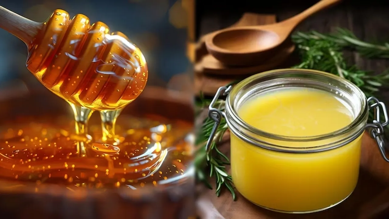 Home Made Moisturiser With Ghee And Honey 