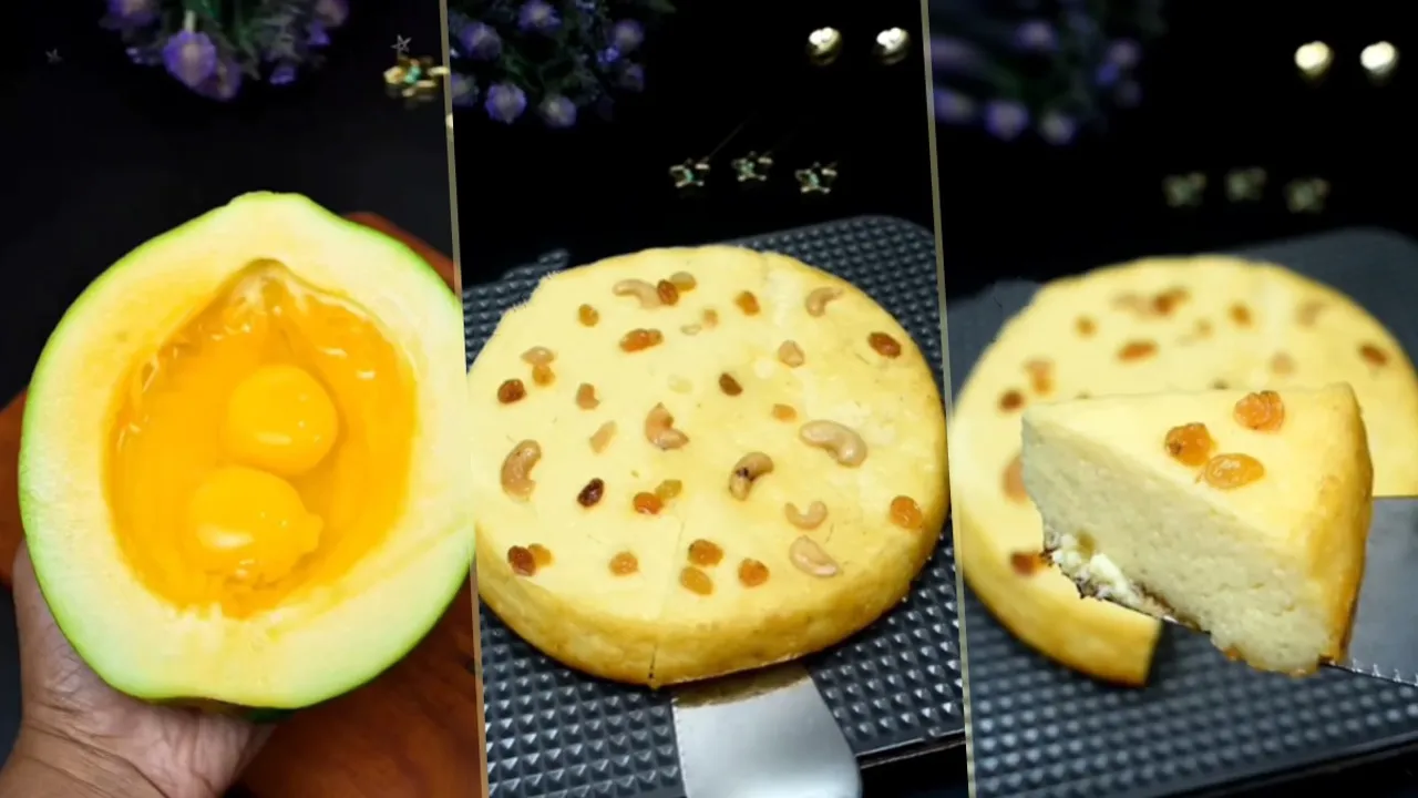 Ovenless Papaya Cake Instant Cake Recipe FI