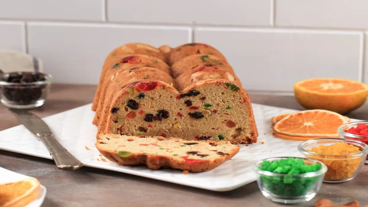Fruit Cake Home Made Easy Recipe