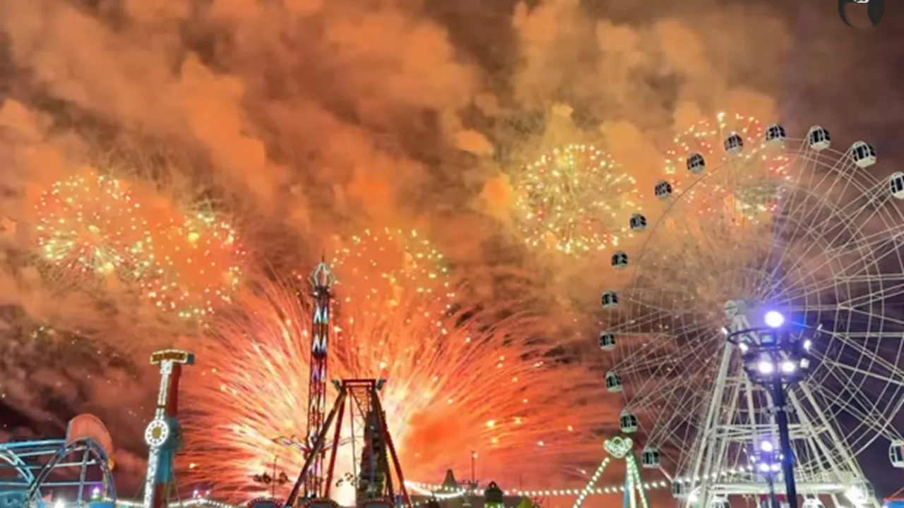 Abu Dhabi New Year fireworks