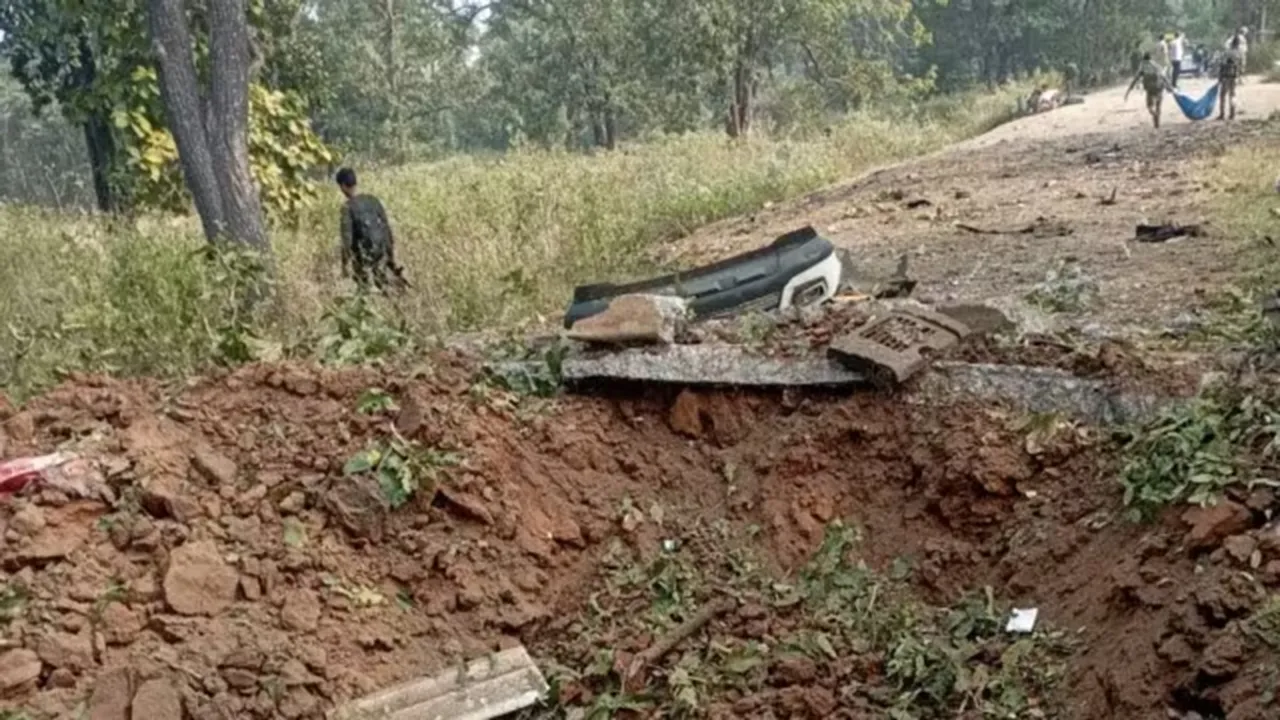 Naxal IED Blast Chhattisgarh