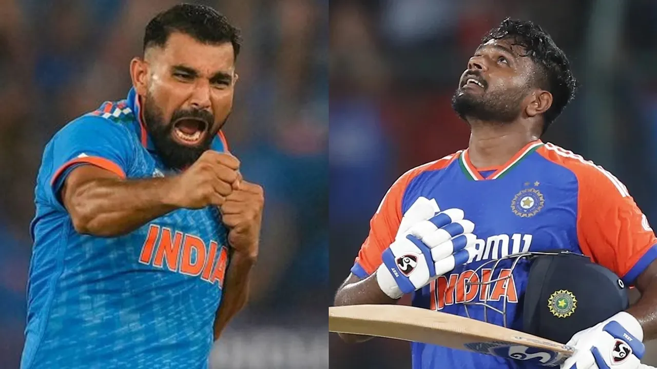 Sanju Samson, Mohammed Shami 
