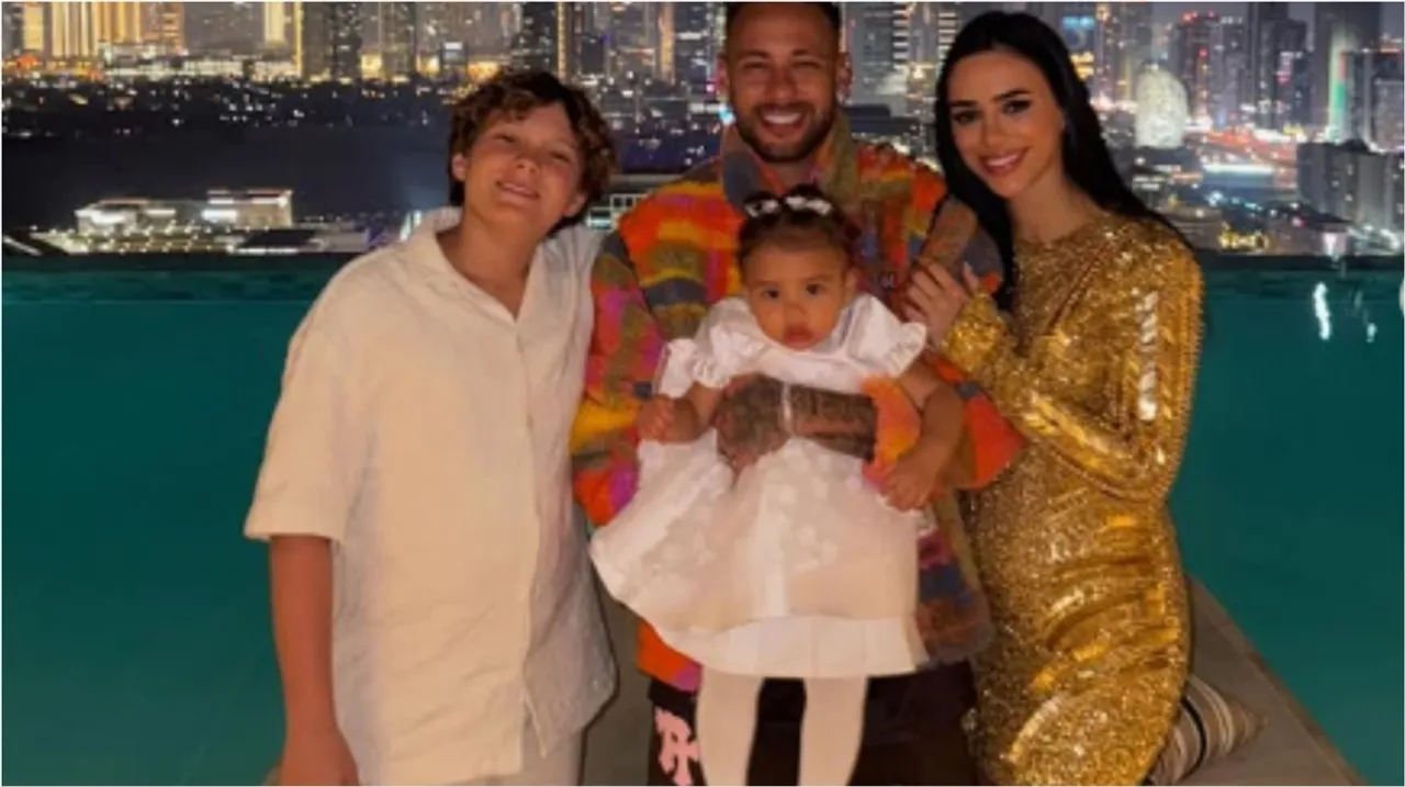 neymar with family