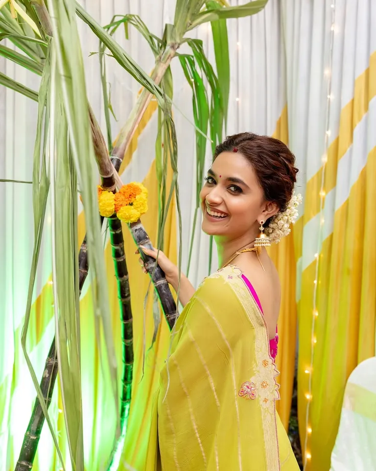 keerthi suresh Thala Pongal pics 