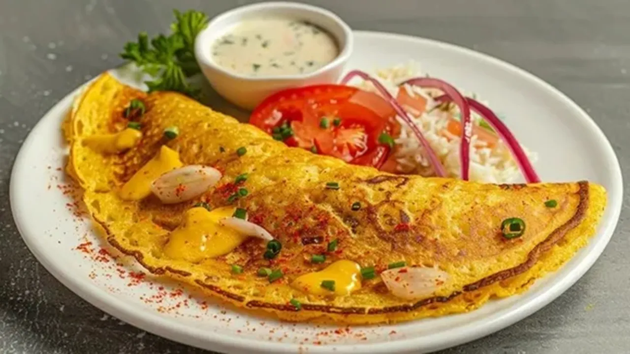 Spicy Egg Dosa Recipe 