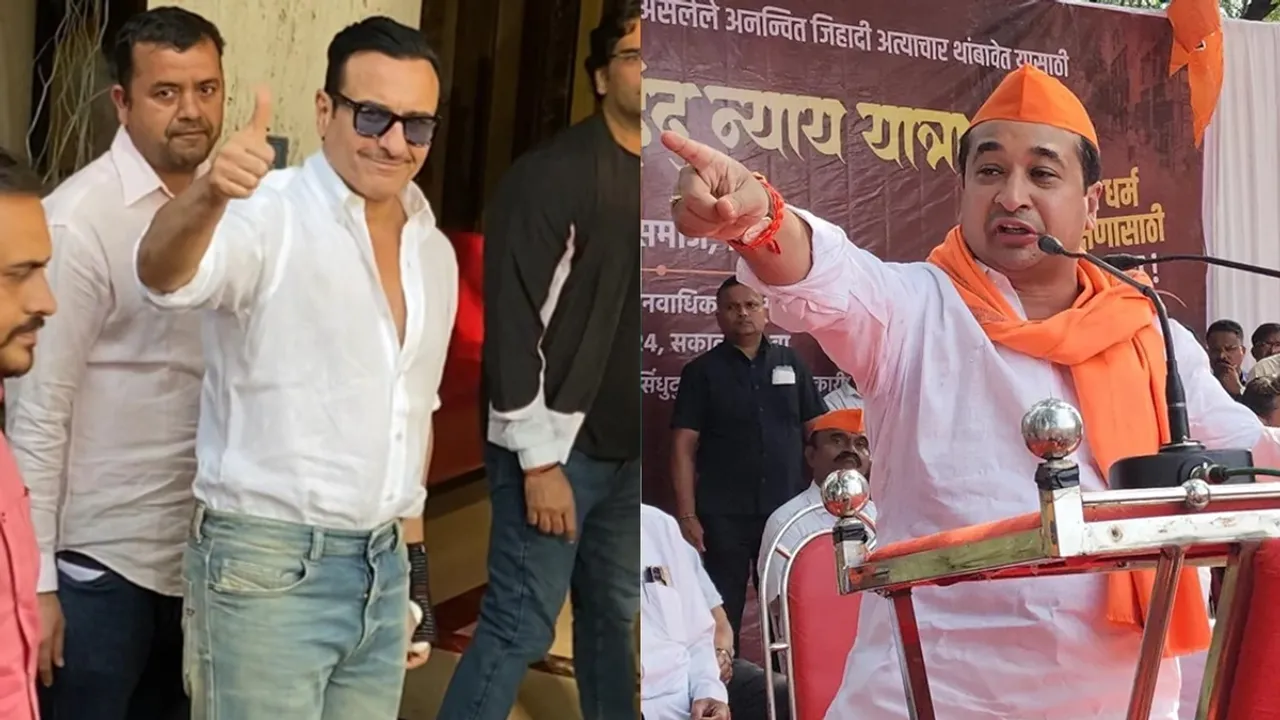 Saif Ali Khan, Nitesh Rane