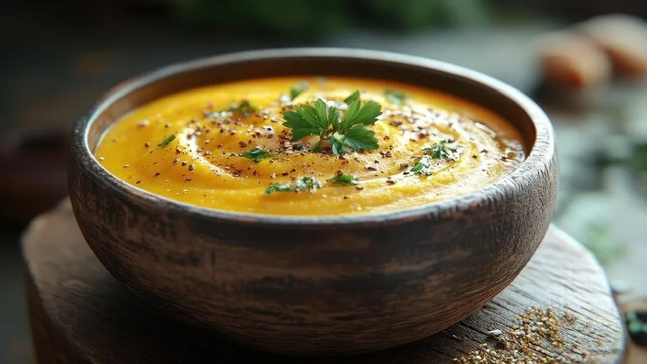 Creamy Healthy Sweet Potato Soup Recipe
