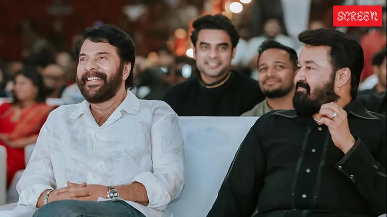 Basil Joseph Tovino Thomas Mohanlal Mammootty viral photo