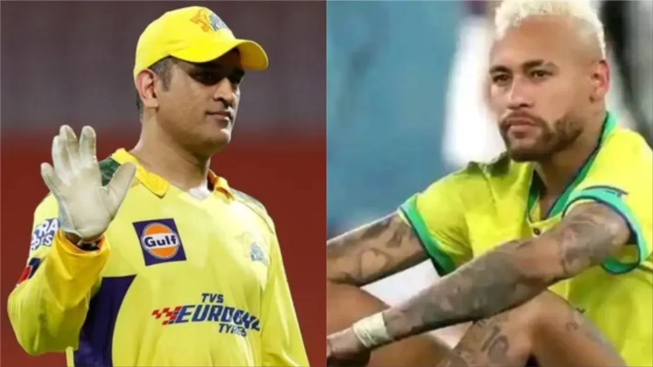 neymar, ms dhoni