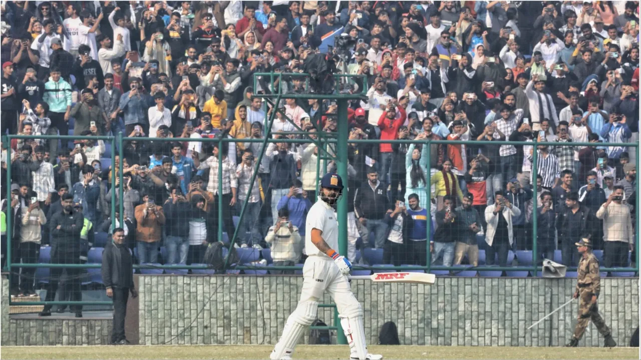 Virat Kohli plays for Delhi