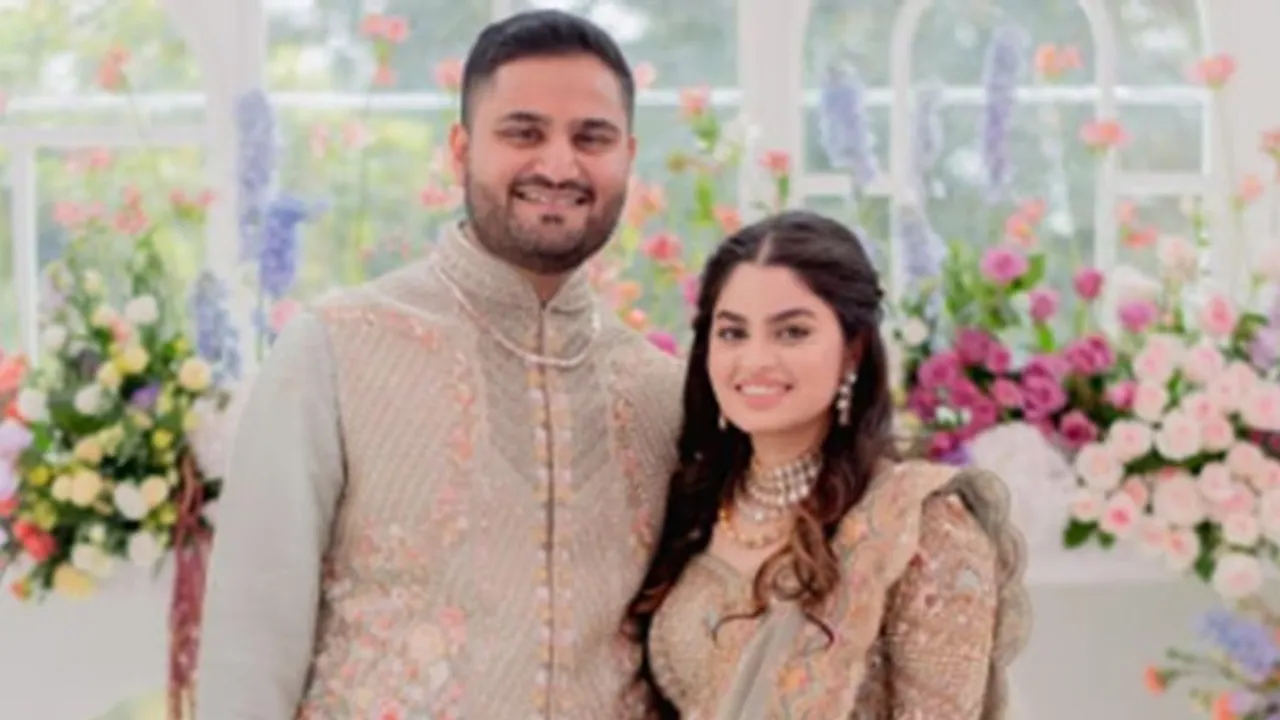 Jeet Adani and Diva Jaimin