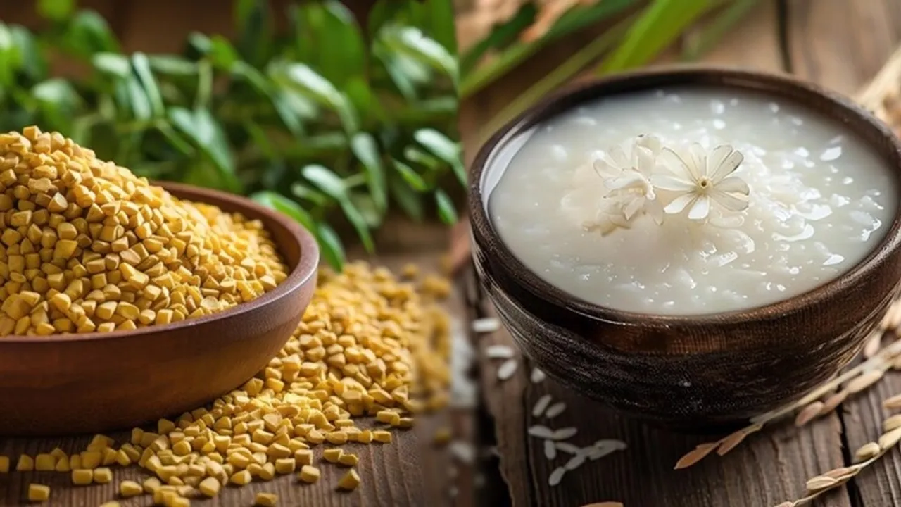 Fenugreek And Rice Water For Hair Health 