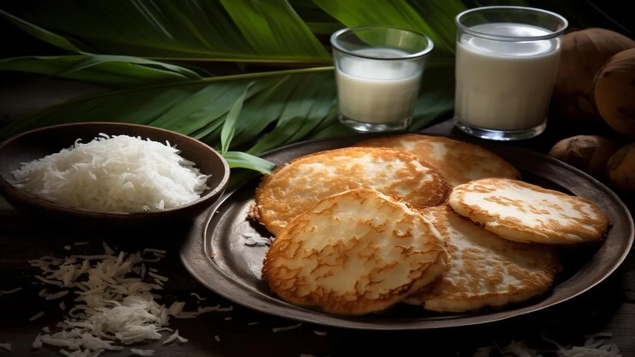 Breakfast Appam With Banana And Milk Easy Instant Recipes