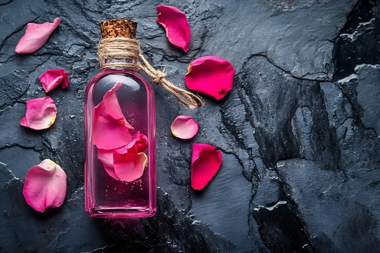 Home Made Rose Water For Glowing Skin 