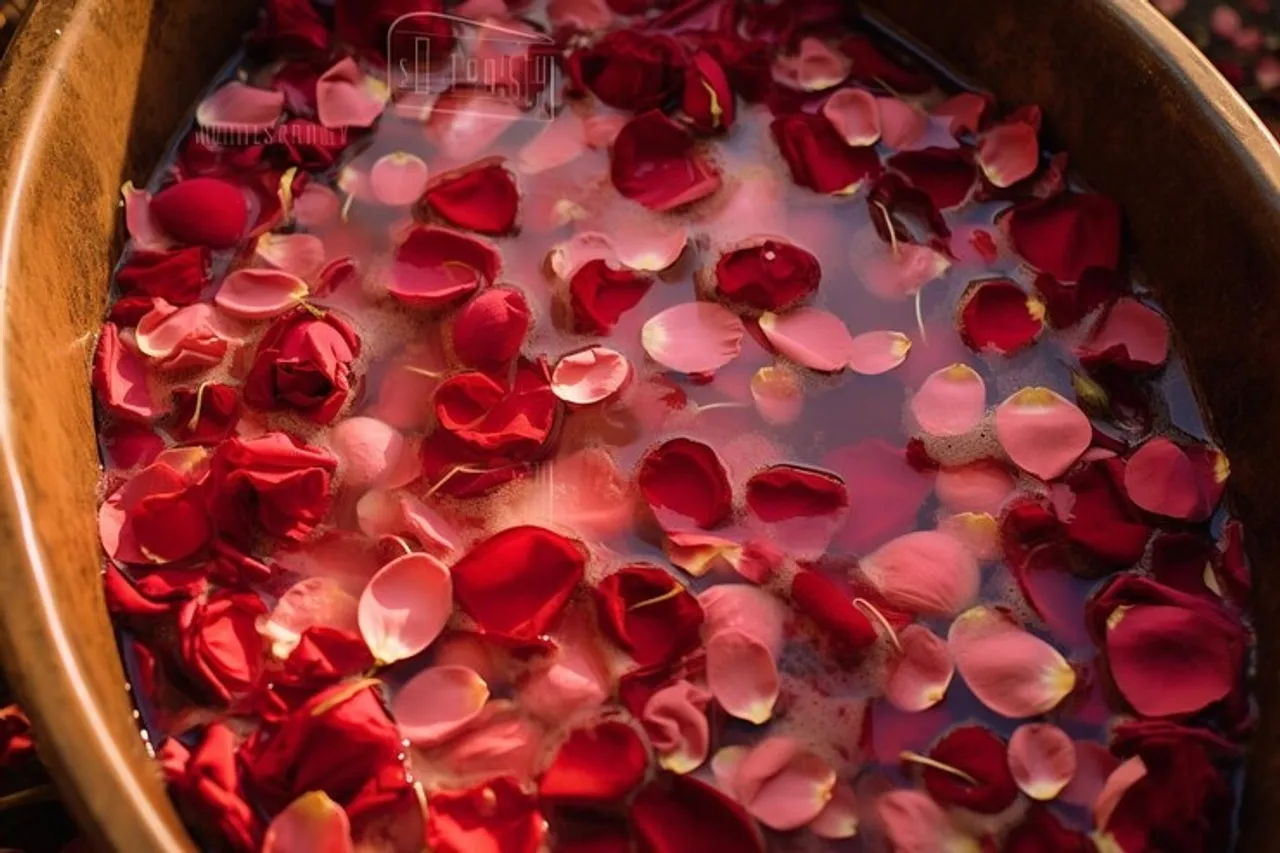 Home Made Rose Water For Glowing Skin 