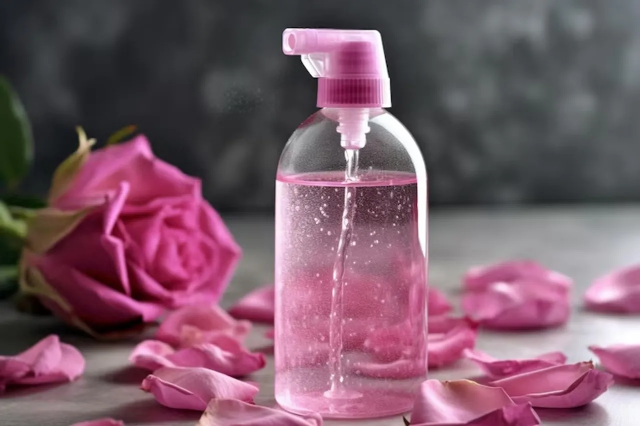 Home Made Rose Water For Glowing Skin 