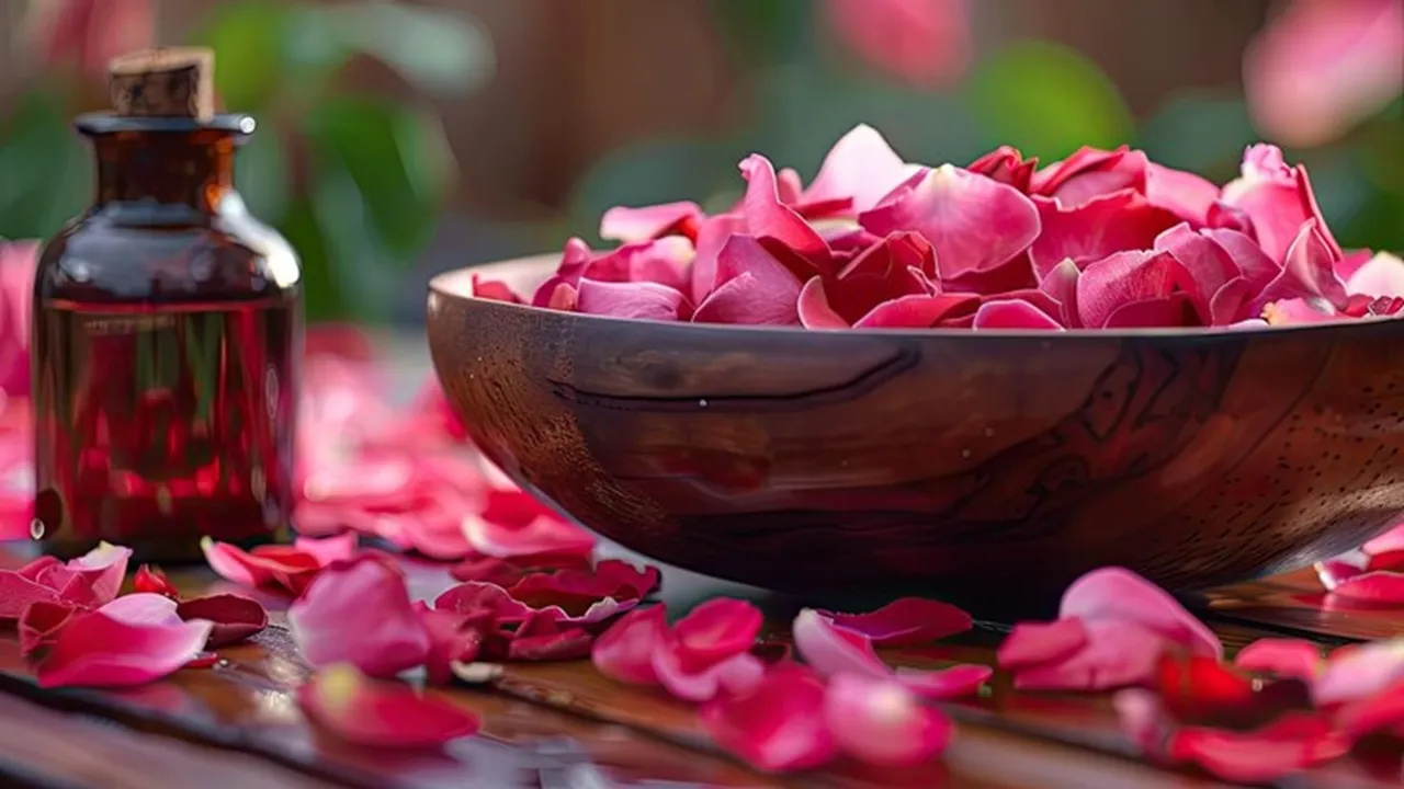 Home Made Rose Water For Glowing Skin 