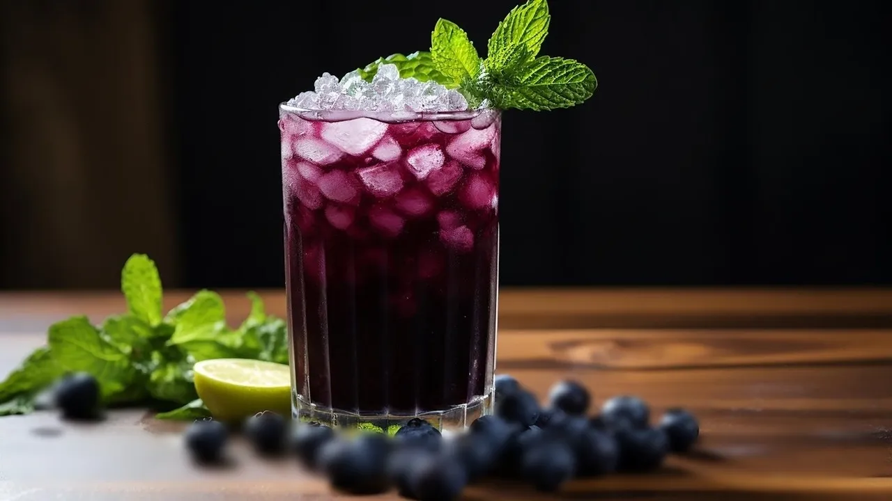 Grape Mojito Easy Home Made Recipe
