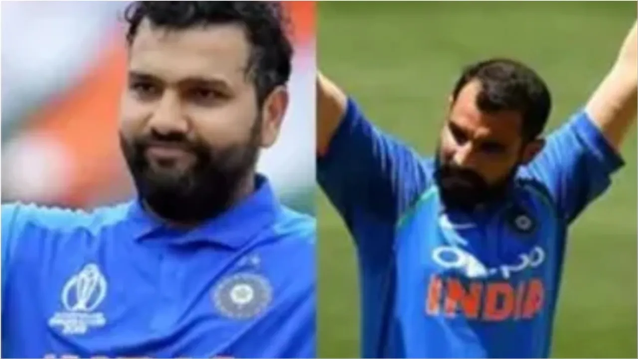 rohit sharma mohammed shami