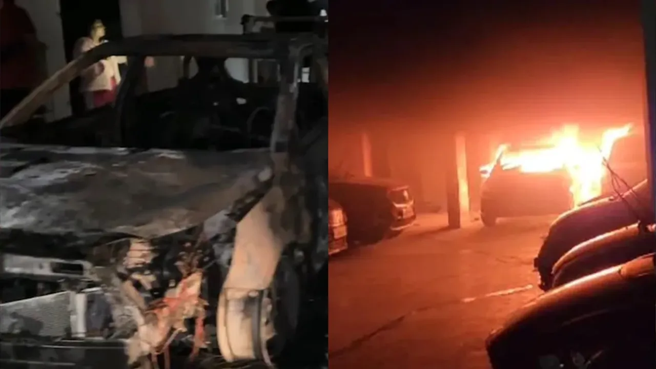 Bengaluru, Car Fire