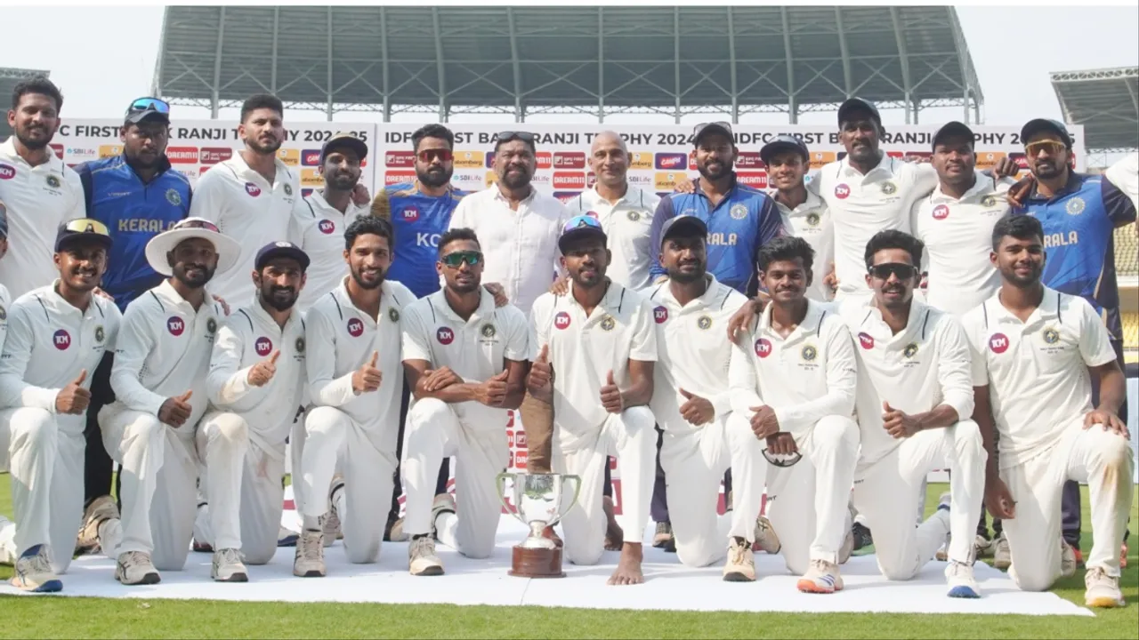 kerala cricket team after ranji trophy final