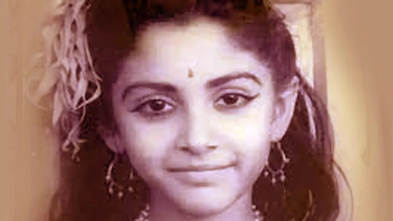Jaya Prada childhood photo ng