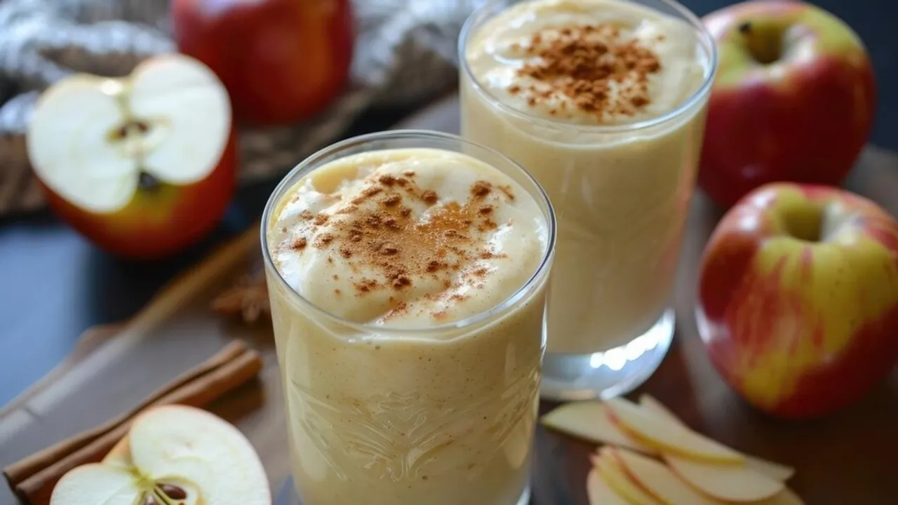 Apple Milkshake Healthy Weightloss Recipe