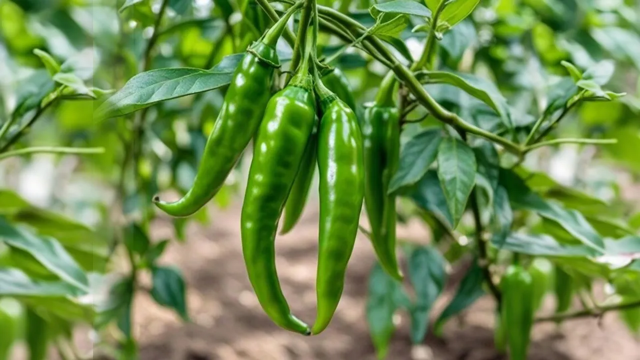 Growing Green Chilli Plant At Home