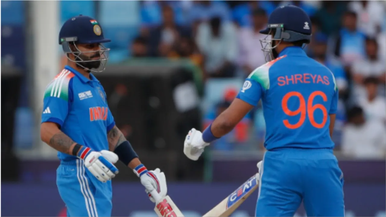 shreyas iyer virat kohli champions trophy semi final