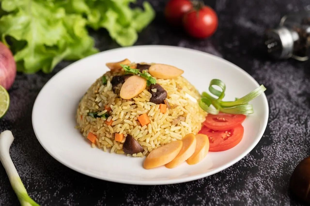 Egg Fried Rice Recipe With Leftover Rice 