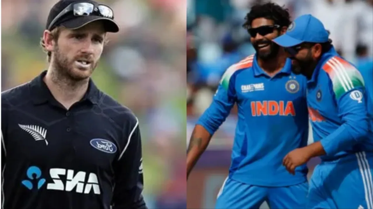 kane williamson ravindra jadeja champions trophy final