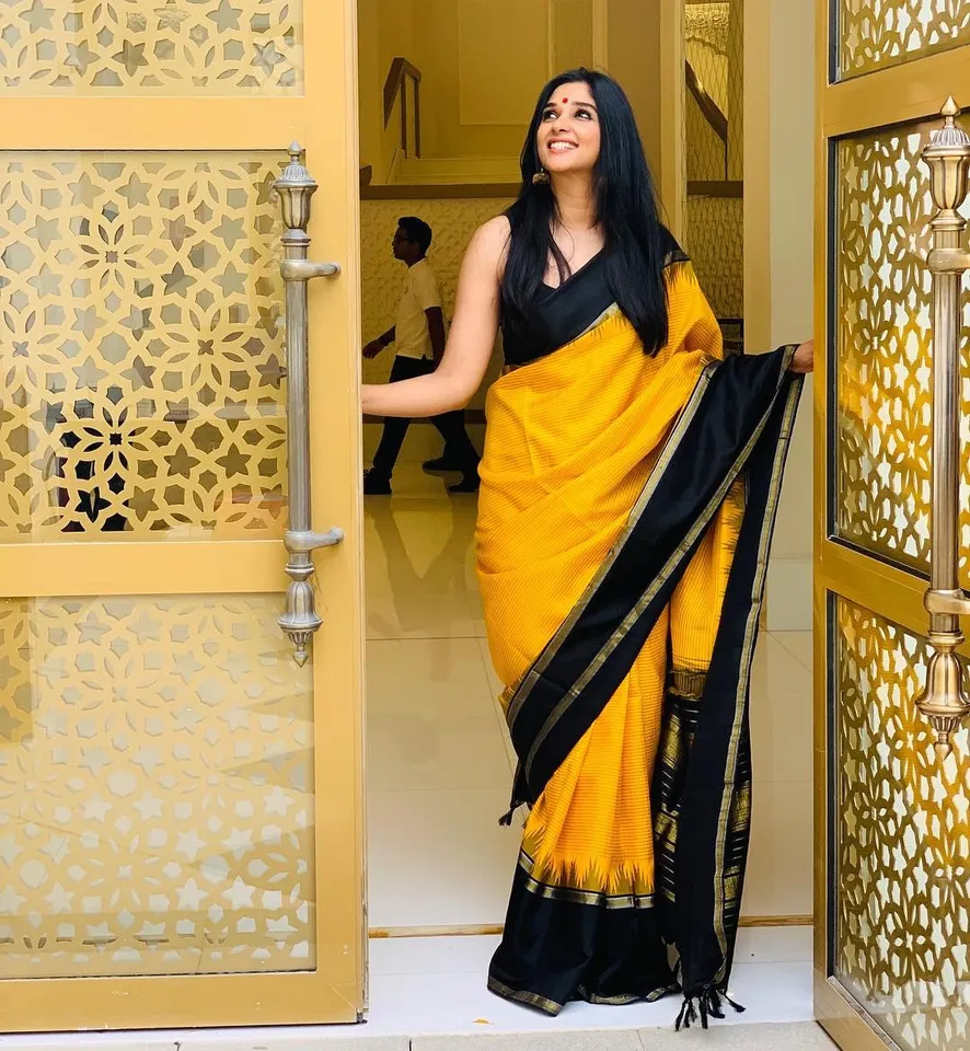 Nyla Usha Saree looks 