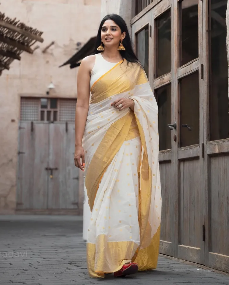 Nyla Usha Saree looks 
