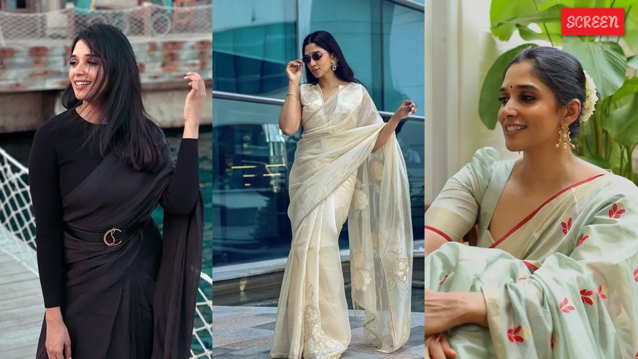 Nyla Usha Saree looks 