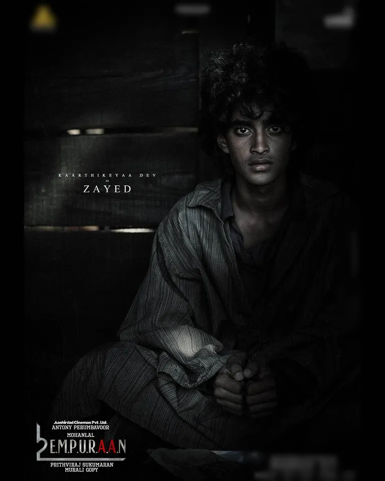 Empuraan Kaarthikeyaa Dev as Zayed