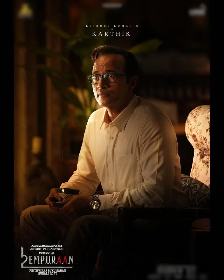 Empuraan Kishore Kumar G as Karthik