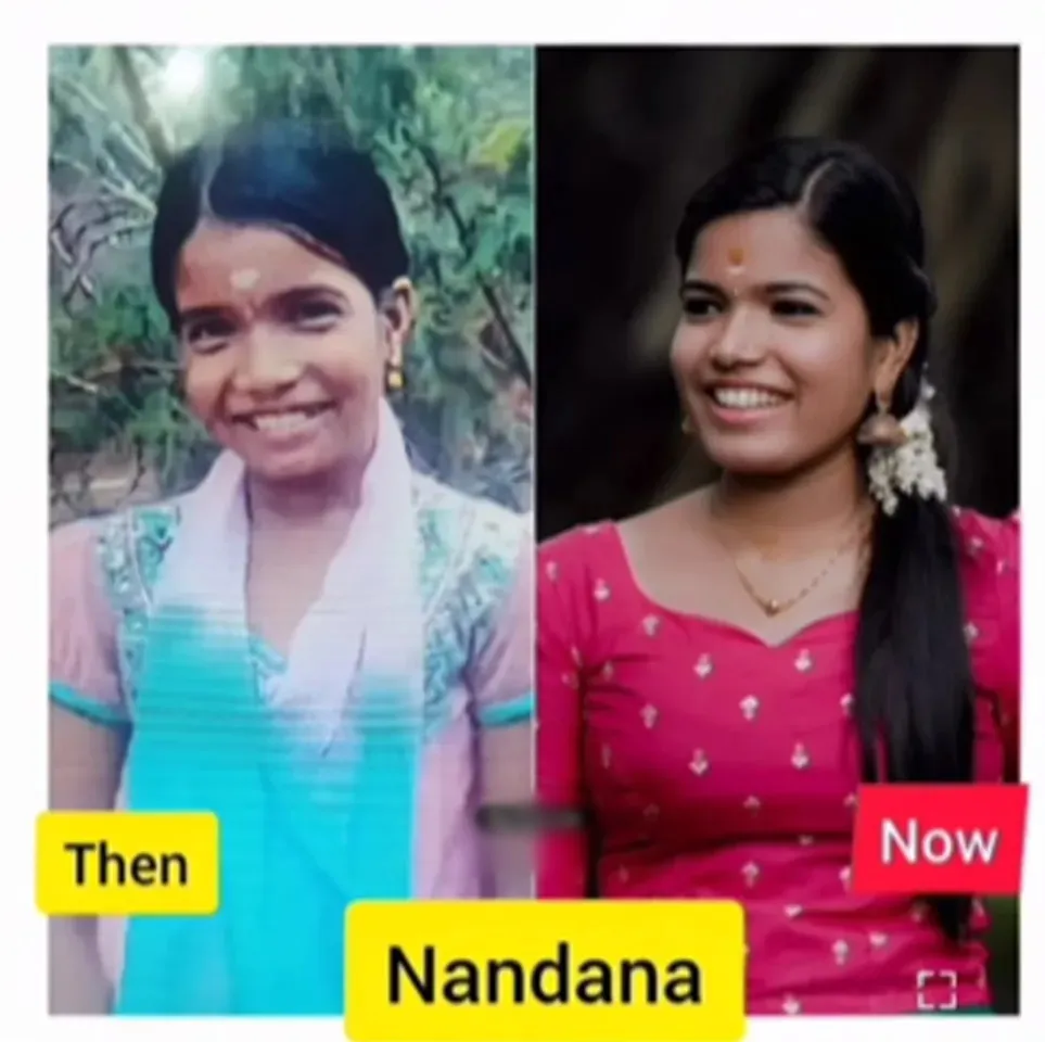 Nandana childhood photo