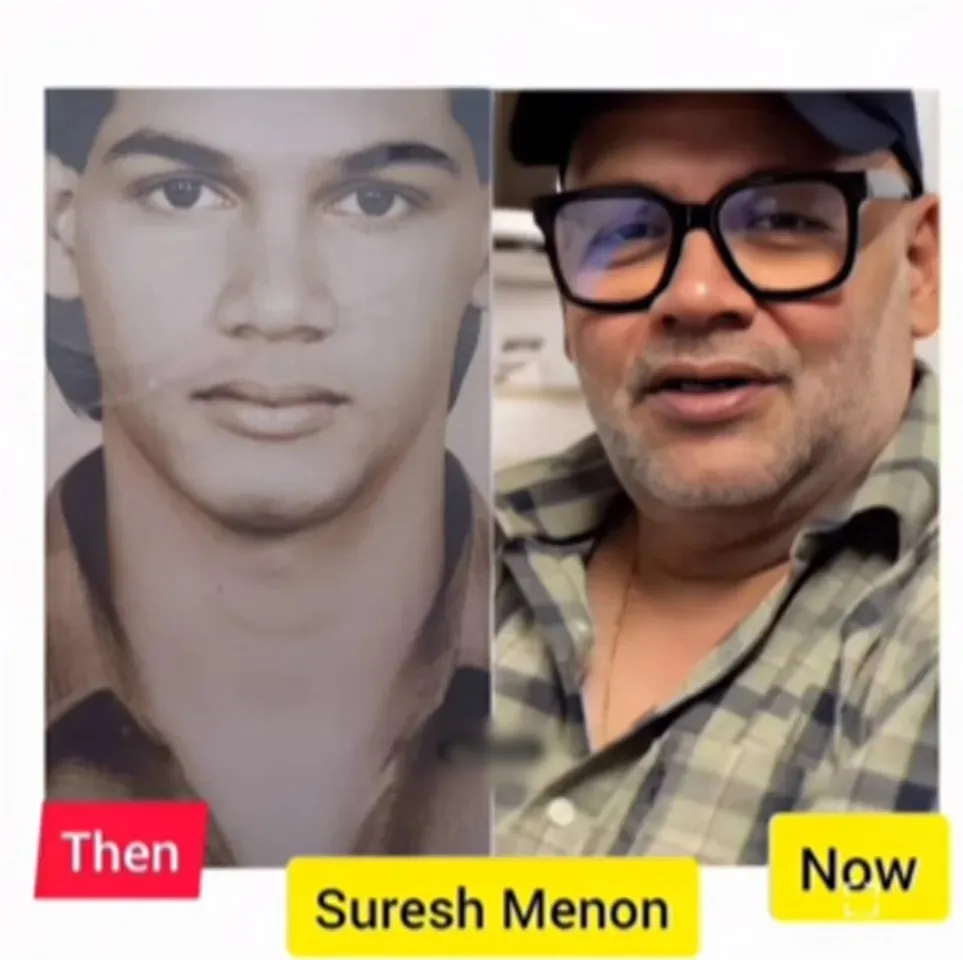 Suresh Menon childhood photo