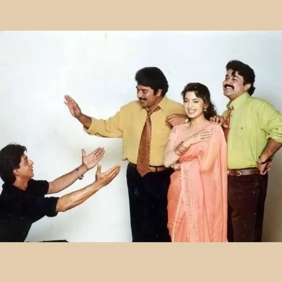 Harikrishnans SRK Juhi Mammootty Mohanlal 