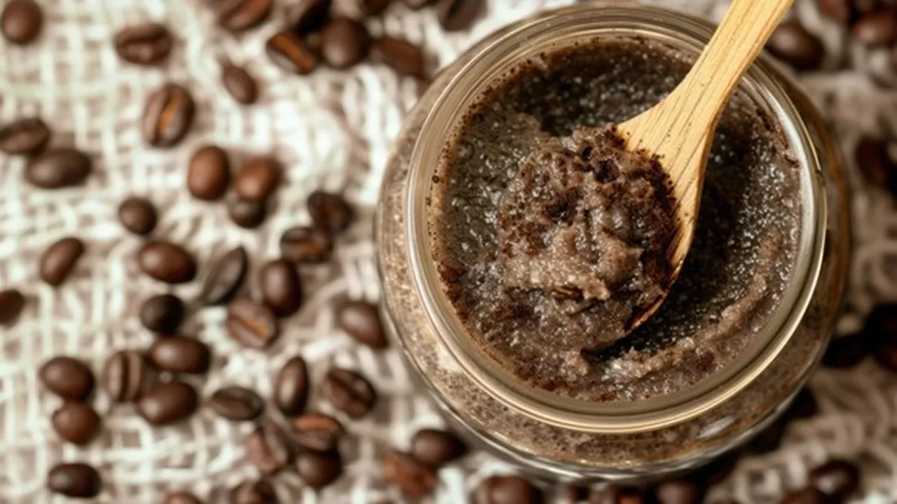Skin Care Using Coffee Powder Tips