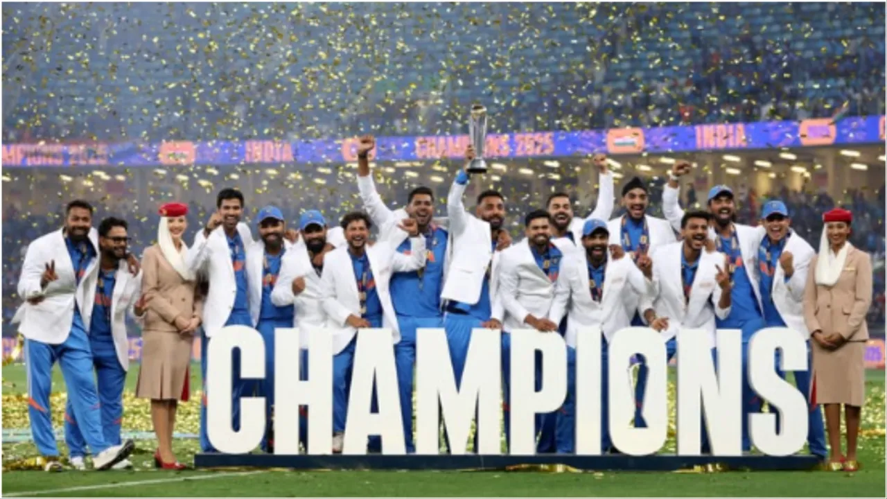 indian champions trophy team