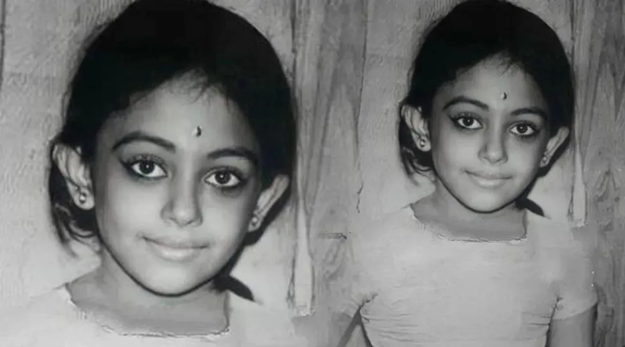 Shobana childhood photos