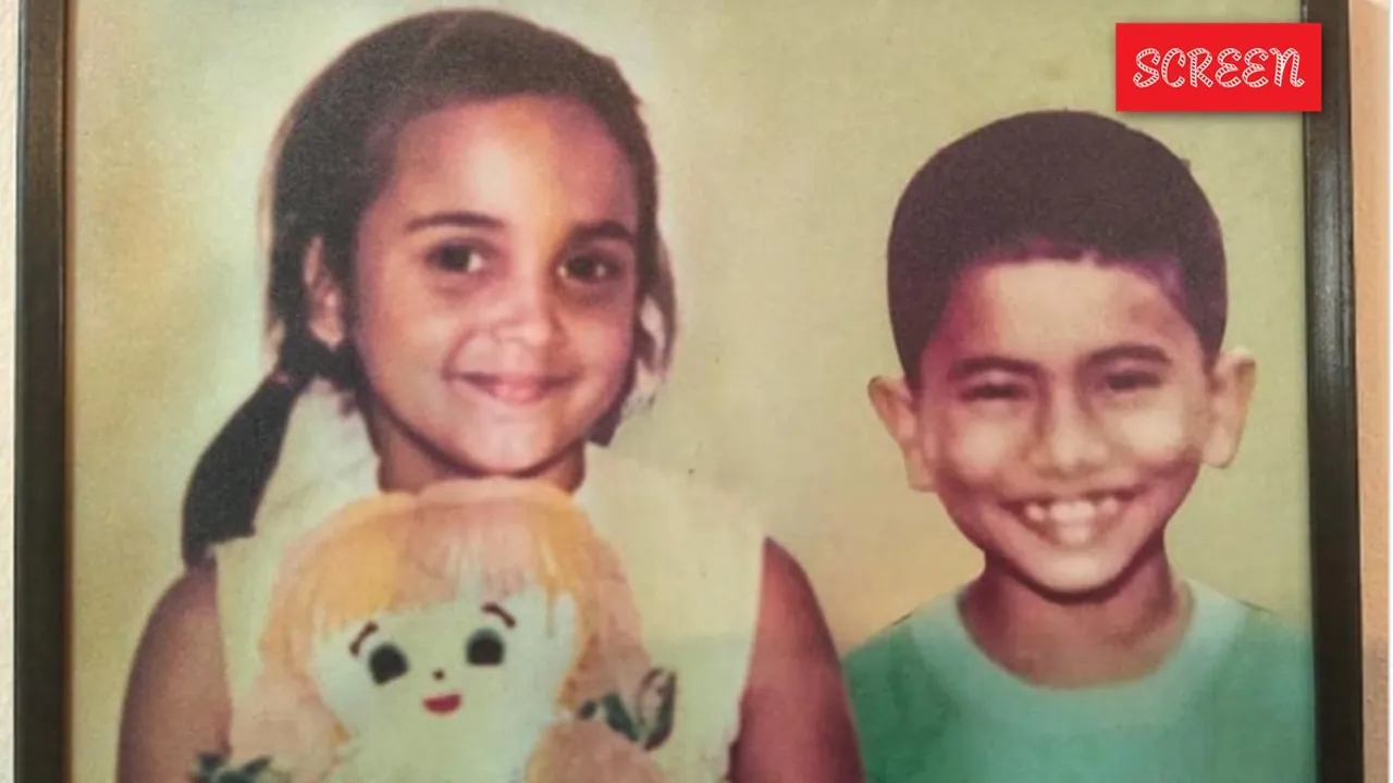 Lena Aju Varghese childhood photo fi