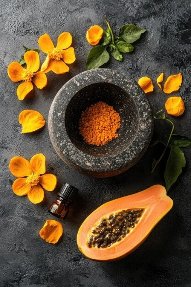 Face Mask Using Papaya And Curd 