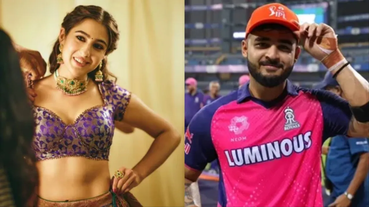 Riyan Parag, Sara Ali Khan IPL
