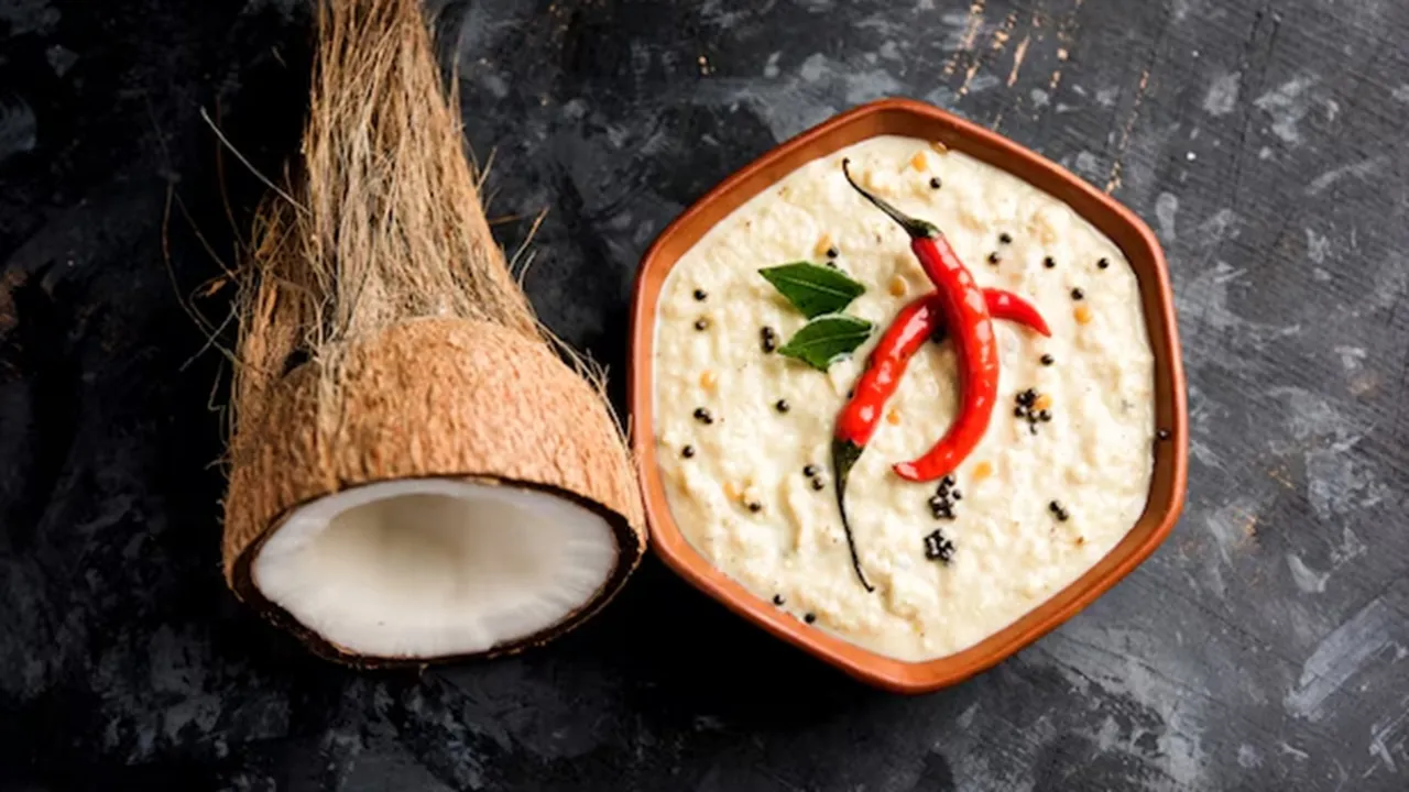 One Minute Coconut Chutney Recipe