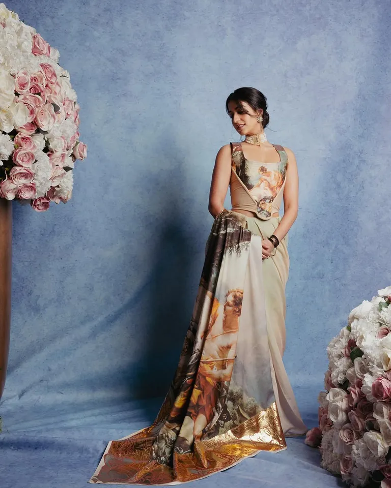 Radhika Merchant Corset Saree