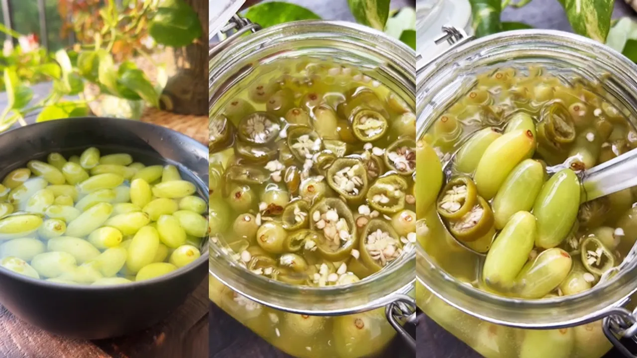 Brained Grape Pickle Easy Recipe